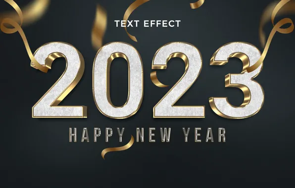 Tape, the dark background, figures, New year, date, 2023, New Year 2023