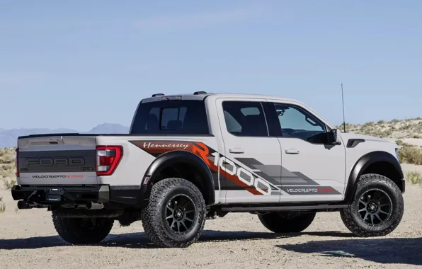 Ford, power, side view, rear view, pickup, power, Hennessey, pickup truck