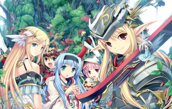 War, fantasy, Heroes, Elves, knights