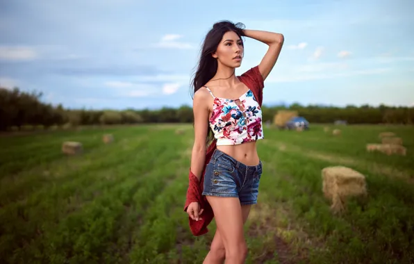 Summer, face, model, figure, melissa