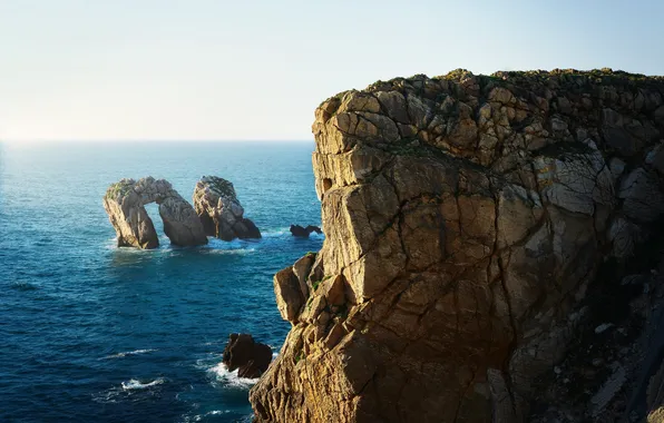 Sea, rocks, shore