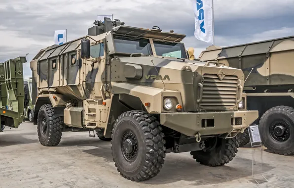 Exhibition, wheel, armored car, Ural, armored, Ural-63099, Typhoon-, Ural-63099 "Typhoon-u"