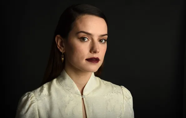 Picture look, pose, makeup, actress, hairstyle, hair, Daisy Ridley, Daisy Ridley
