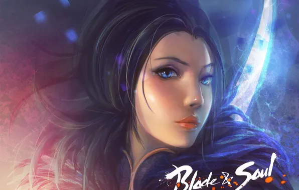 Picture girl, face, art, blade, Blade &ampamp; Soul