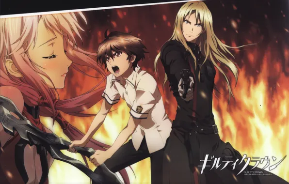 guilty crown wallpaper gai