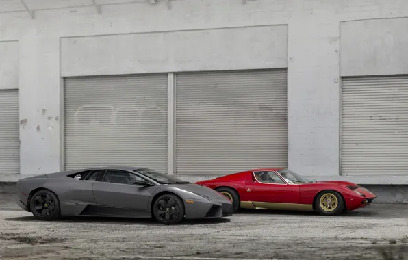 Picture 2008, Lamborghini, 1971, and, Miura, Bertone, P400, Blowout