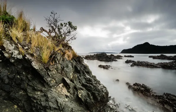 Picture sea, landscape, rocks