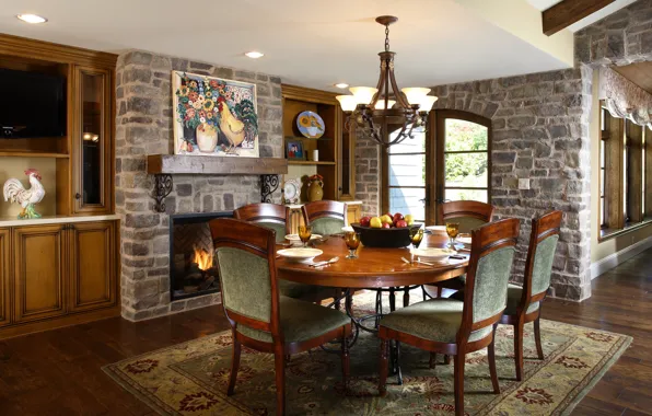 Picture design, style, room, Villa, interior, dining room