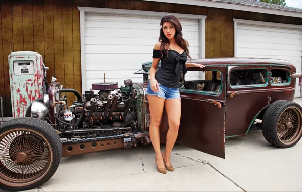 Girl, Look, Machine, Girl, Hot Rod, Michele, Leann