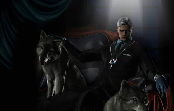 Amulet, wolf, devil may cry, dmc