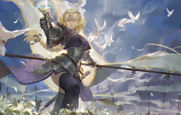 Girl, anime, art, Fate/Grand Order, Fate/Apocrypha