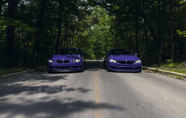 BMW, Purple, E92, Pair, F84