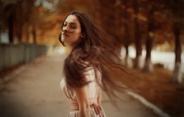 Look, girl, background