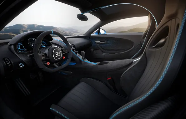 Bugatti, salon, hypercar, Chiron, 2020, Pur Sport