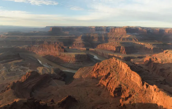 Picture river, sky, photography, landscape, nature, water, clouds, canyon