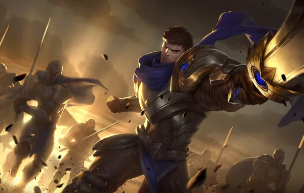 Army, warriors, Garen, Legends of Runeterra