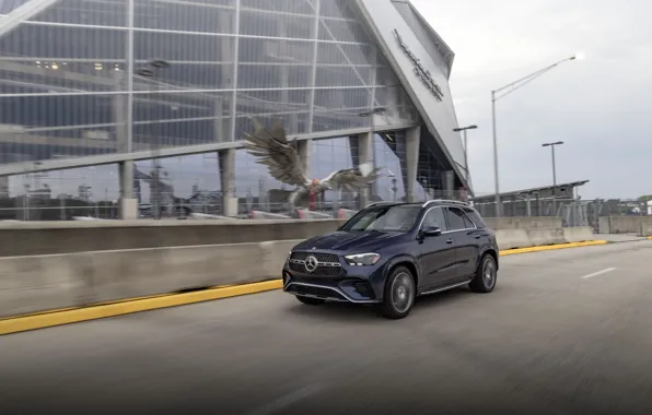 Mercedes, in motion, Mercedes, crossover, AMG Line, Mercedes-Benz GLE 450 E 4MATIC