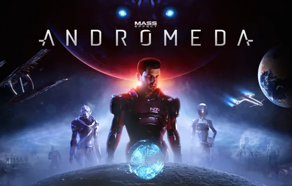 Picture Turian, Mass Effect: Andromeda, Cora Harper, Scott Ryder, Vetra