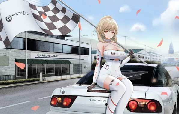 Picture car, anime, anime girls, Azur Lane