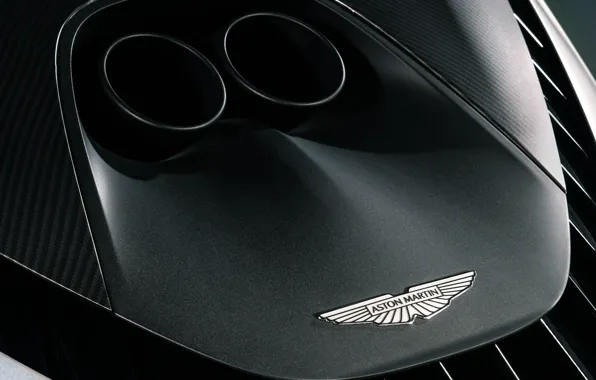 Picture Aston Martin, logo, badge, exhaust, Valhalla, Aston Martin Valhalla