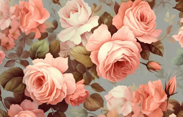 Flowers, holiday, roses, bouquet, texture, pink, March 8, Valentine's Day
