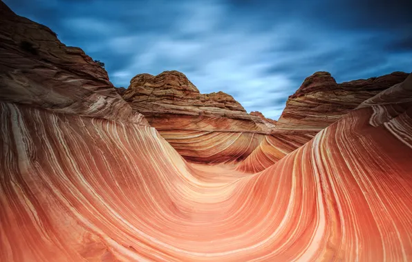 Nature, rocks, AZ, Utah, USA, Canyon Coyote Buttes The, the wave Arizona
