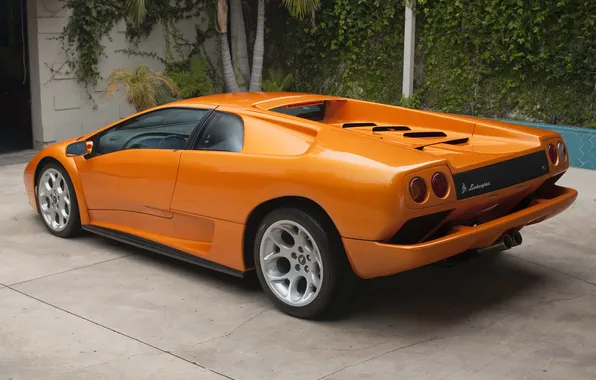 Lamborghini, rear view, diablo, Lamborghini, styling prototype