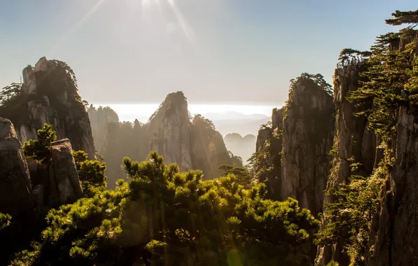 Landscape, mountains, nature