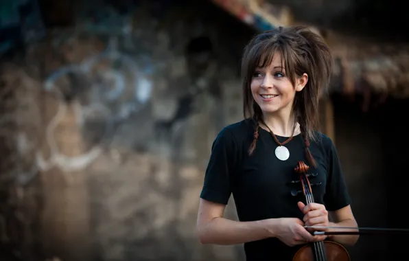 Picture violin, beauty, violin, Lindsey Stirling, Lindsey Stirling, violinist