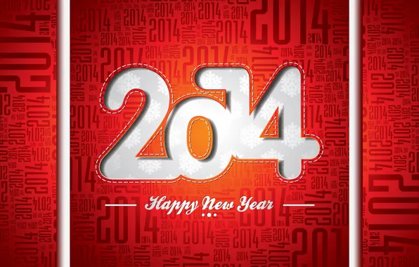 Picture holiday, Christmas, New year, year, red background, 2014