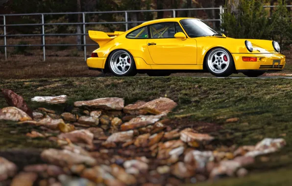 Auto, Yellow, 911, Porsche, Machine, Porsche 911, Carrera, RSR
