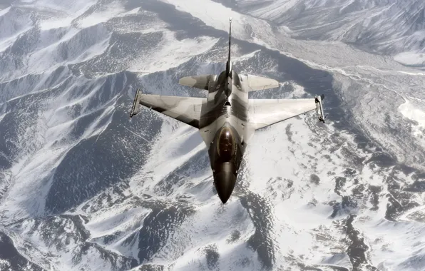 Picture flight, mountains, the plane, view