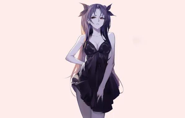 Girl, sexy, cleavage, babydoll, long hair, dress, boobs, sexy girl