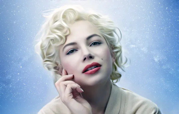 Picture girl, celebrity, figure, actress, blonde, image, Marilyn Monroe, Michelle Williams