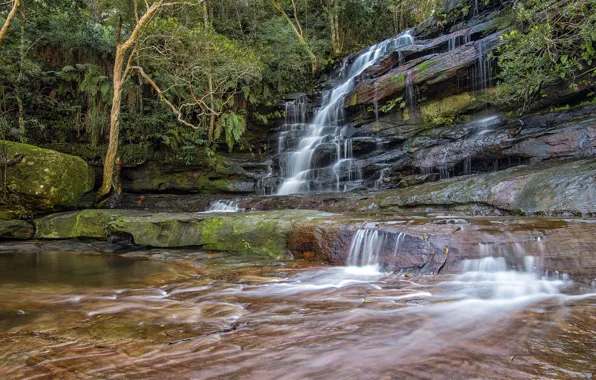 Water, river, stones, waterfall, stream, river, water, rocks