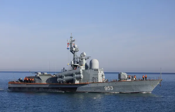 The black sea, Navy, R-239, large missile boat