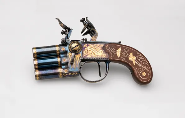 Retro, gun, weapons, vintage, chamber box, 1802