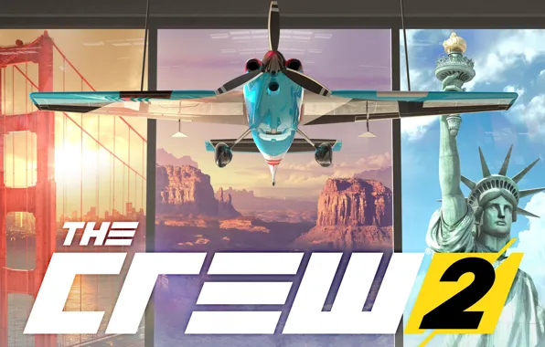 Picture logo, game, Ubisoft, The Crew 2