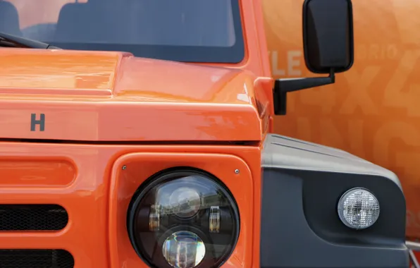 Picture orange, lights, the hood, SUV, grille, 2011, 4x4, Travec