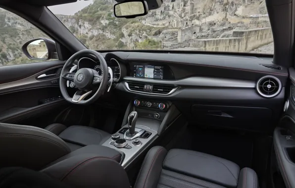 Interior, Alfa Romeo, Alfa Romeo, the interior of the car, Italiano, Stelvio, Tribute, 2023