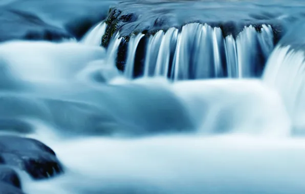 Water, nature, river, stones, threads, river