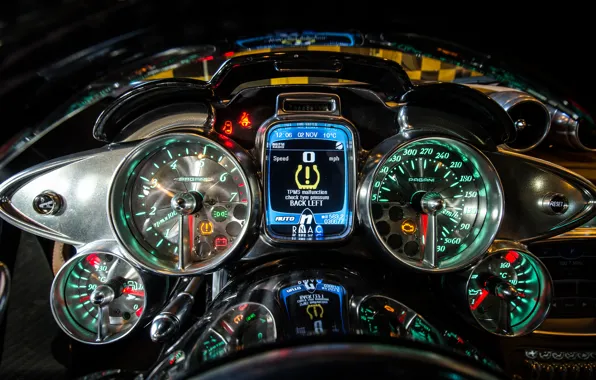 Picture Pagani, Devices, Interior, To huayr