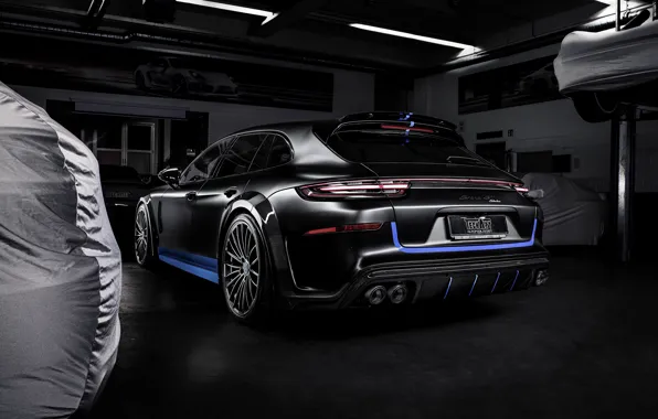 Porsche, Panamera, rear view, 2018, TechArt, Sport Turismo, Grand GT, Selective