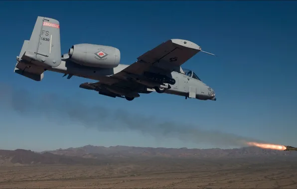 Fire, USA, Weapon, Arkansas, An A-10C