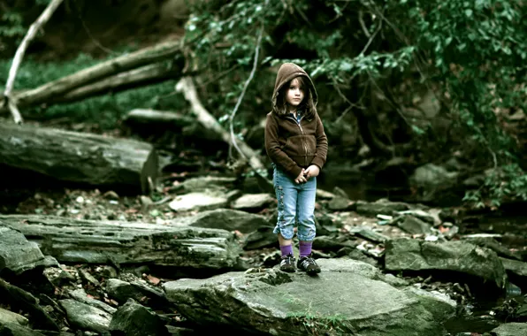 Picture nature, mood, girl
