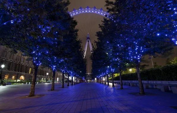 Night, street, London