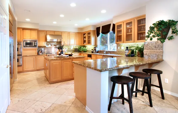 Picture light, design, furniture, kitchen, mansion, design, interior, kitchen