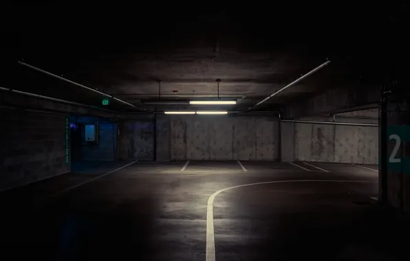 Background, the basement, underground Parking