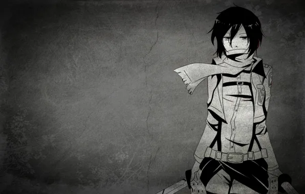 Girl, Movement, Anime, shingeki no kyojin, mikasa ackerman, The Invasion Of The Giants