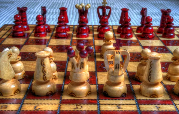 Picture chess, hdr, Board, figure, chees